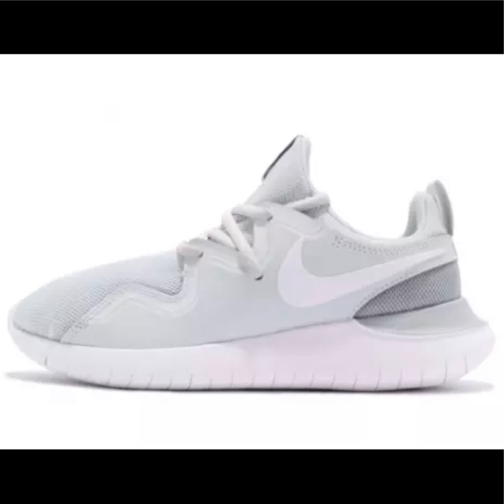 👟 Platinum White Grey Sneakers Gym Train Casual